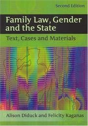 Tapa de Family law, gender, and the state