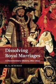 Tapa de Dissolving Royal Marriages