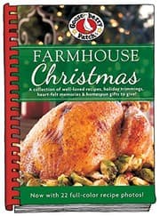 Tapa de Farmhouse Christmas Cookbook