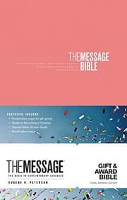 Tapa de The Message Gift and Award Bible