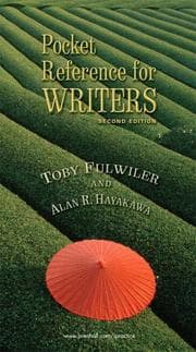 Tapa de Pocket reference for writers