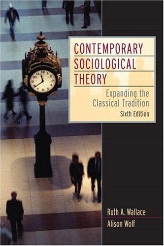 Tapa de Contemporary sociological theory