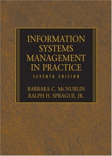 Tapa de Information Systems Management in Practice