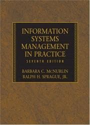 Tapa de Information Systems Management in Practice