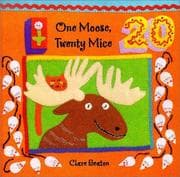 Tapa de One Moose, Twenty Mice (A Barefoot Board Book) (A Barefoot Board Book)