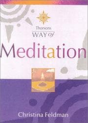 Tapa de Way of Meditation (Thorsons Way of)