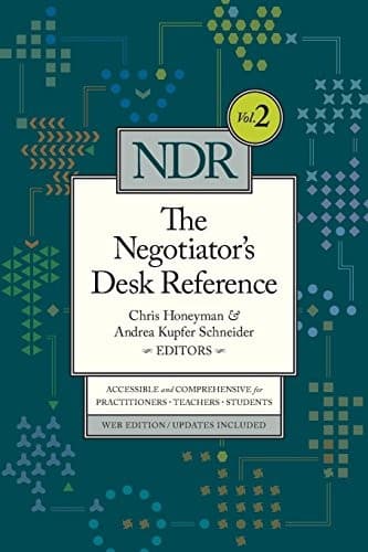 Tapa de The Negotiator's Desk Reference