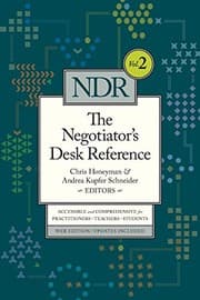 Tapa de The Negotiator's Desk Reference