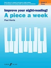 Tapa de Improve Your Sight-Reading! Piano -- A Piece a Week, Grade 3