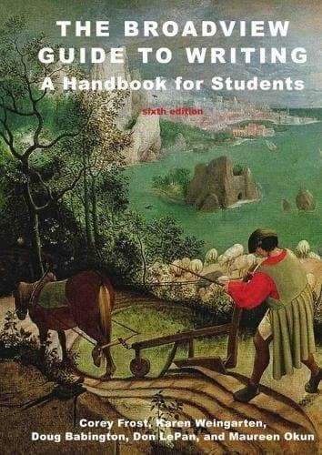 Tapa de The Broadview Guide to Writing