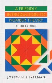 Tapa de A friendly introduction to number theory