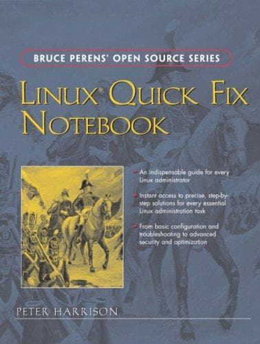 Tapa de Linux(R) Quick Fix Notebook (Bruce Perens' Open Source Series)