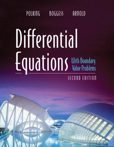 Tapa de Differential equations with boundary value problems