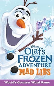 Tapa de Olaf's Frozen Adventure Mad Libs