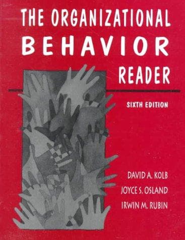 Tapa de Organizational Behavior Reader, The