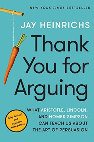 Tapa de Thank You for Arguing, Third Edition