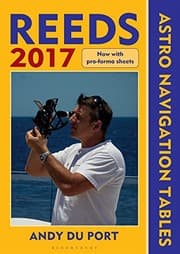 Tapa de Reeds Astro-Navigation Tables 2017