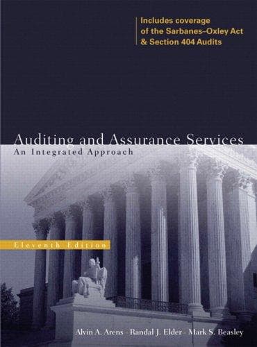 Tapa de Auditing and Assurance Services