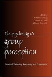 Tapa de The psychology of group perception