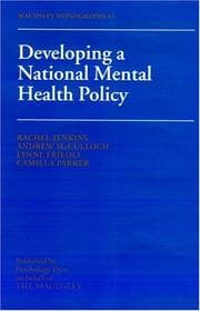 Tapa de Developing a national mental health policy