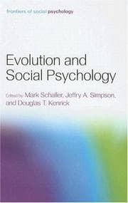 Tapa de Evolution and Social Psychology (Frontiers of Social Psychology)