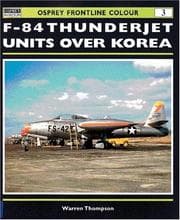 Tapa de F-84 Thunderjet Units Over Korea (Osprey Frontline Colour 3)