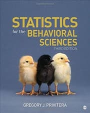 Tapa de Statistics for the behavioral sciences