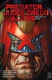 Tapa de Predator Versus Judge Dredd Versus Aliens