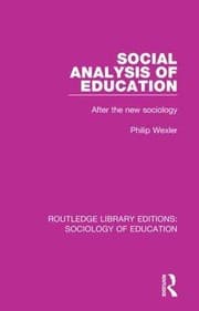 Tapa de Routledge Library Editions : Sociology of Education : Social Analysis of Education