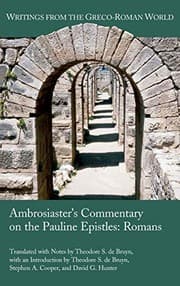 Tapa de Ambrosiaster's Commentary on the Pauline Epistles