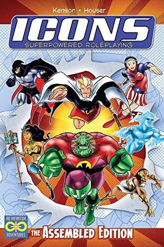 Tapa de Icons Superpowered Roleplaying