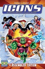 Tapa de Icons Superpowered Roleplaying