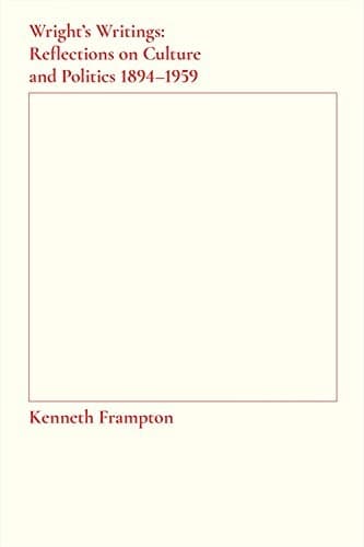 Tapa de Wright's Writings