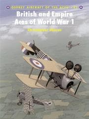 Tapa de British and Empire Aces of World War I