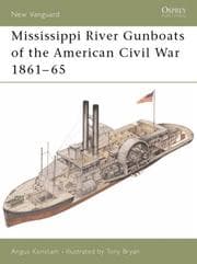 Tapa de Mississippi River Gunboats of the American Civil War 1861-65