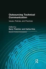 Tapa de Outsourcing Technical Communication