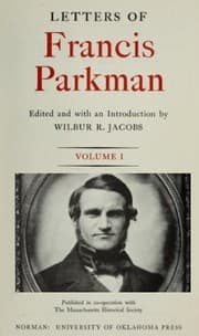 Tapa de Letters of Francis Parkman
