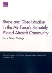 Tapa de Stress and Dissatisfaction in the Air Force's Remotely Piloted Aircraft Community
