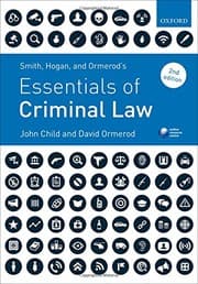 Tapa de Smith, Hogan, & Ormerod's Essentials of Criminal Law