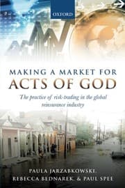 Tapa de Making a market for acts of God