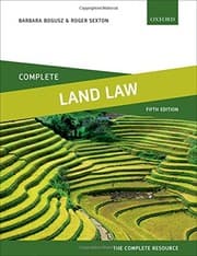 Tapa de Land Law Complete
