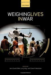 Tapa de Weighing Lives in War