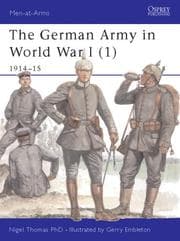 Tapa de The German Army in World War I (1)