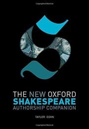 Tapa de The New Oxford Shakespeare. Authorship Companion