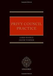Tapa de Privy Council Practice