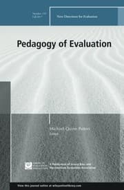 Tapa de Pedagogy of Evaluation