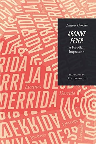Tapa de Archive Fever