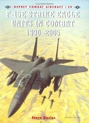 Tapa de F-15E Strike Eagle Units in Combat 1990-2005 (Combat Aircraft)