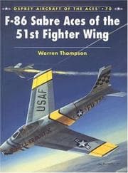 Tapa de F-86 Sabre Aces of the 51st Fighter Wing (Aircraft of the Aces)