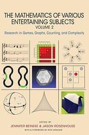 Tapa de The Mathematics of Various Entertaining Subjects, Volume 2